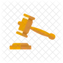 Gavel Hammer Justice Icon