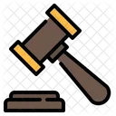 Gavel Hammer Law Icon