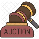 Gavel Auction Hammer Icon