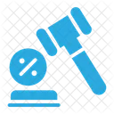Gavel Tax Business Icon