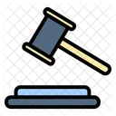 Gavel Law Hammer Icon