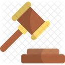 Gavel Court Law Icon