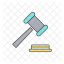 Gavel Law Hammer Icon