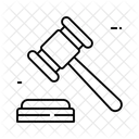 Gavel Law Hammer Icon