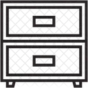 Comoda Gavetas Armario Ícone