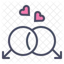 Gay Love Romance Icon