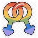 Gay symbol sticker  Icon