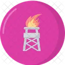 Gaz De Petrole Icône