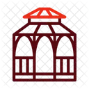 Gazebo Garden Park Icon