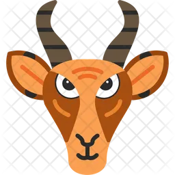 Gazelle Face  Icon