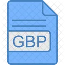 Gbp Archivo Formato Icono