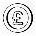 Gbp - libra esterlina británica  Icono