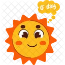 Sun Happy Face Icon