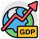 Gdp Gross Domestic Products Global Analytics Icon