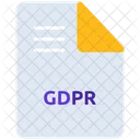 Gdpr Data Privacy Gdpr Document Icon