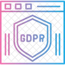 Gdpr Protection Website Icon