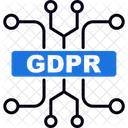 GDPR 회로 GDPR 개인정보 보호 아이콘