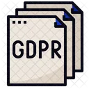 Gdpr Document Rules Icon