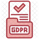 GDPR 문서  아이콘