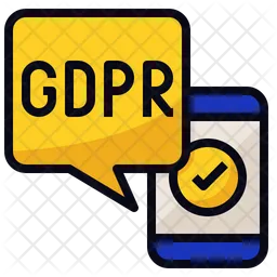 GDPR para dispositivos móveis  Ícone