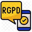 GDPR Celular Aplicativo Icon