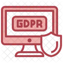 GDPR 개인 정보 보호 규정  아이콘