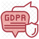 GDPR 보안 채팅  아이콘