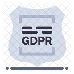 Segurança do GDPR  Ícone