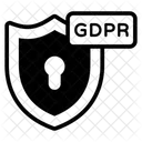 Gdpr Shield Privacy Security Icon