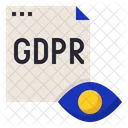 Gdpr Transparencia Informacao Ícone