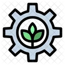 Gear Ecology Leaf Icon