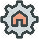 Home House Gear Icon