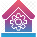 Gear Home House Icon