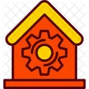 Gear Home House Icon