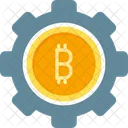Gear Bitcoin Cog Icon