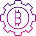 Gear Bitcoin Cog Icon