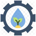Gear Environment Leaf Icon
