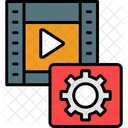 Gear Video Setting Icon