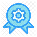 Gear Badge Achivement Badge Icon