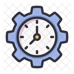 Gear clock  Icon