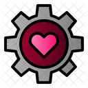 Gear Heart  Icon