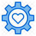 Gear Heart  Icon