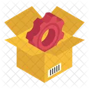 Package Box Cogwheel Icon