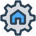 Home House Gear Icon