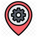 Gear Location Gear Cogwheel Icon