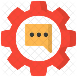 Gear Message  Icon