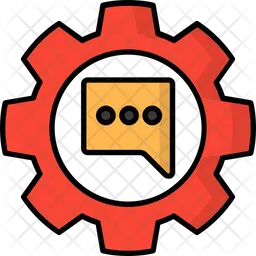 Gear Message  Icon