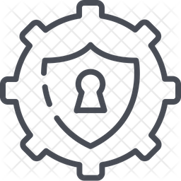 Gear Security Icon