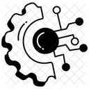 Artificial Brain Head Icon