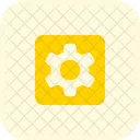 Gear Square  Icon